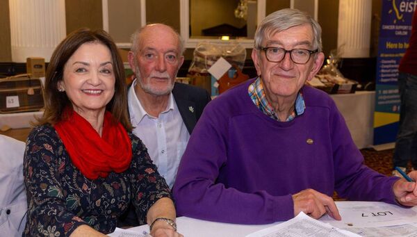 Sheila and Tom Clowry who helped organise the event with John O Donoghue