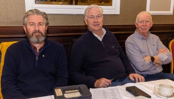 Paul McCann, Kevin O'Grady and Gerry Redmond helping out at the event