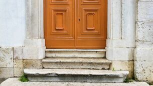 <p>Stock image of stone doorstep</p>