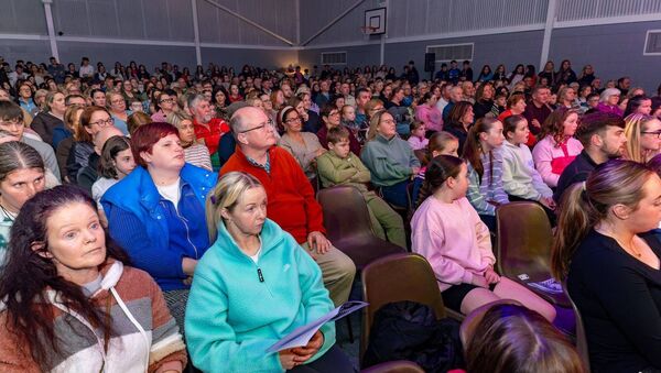 The school hall was packed on both nights of the show!