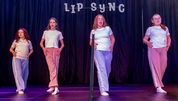 Dancers Eva Willoughby, Aoife Byrne, Nora Del Pozo and Abigail Graham